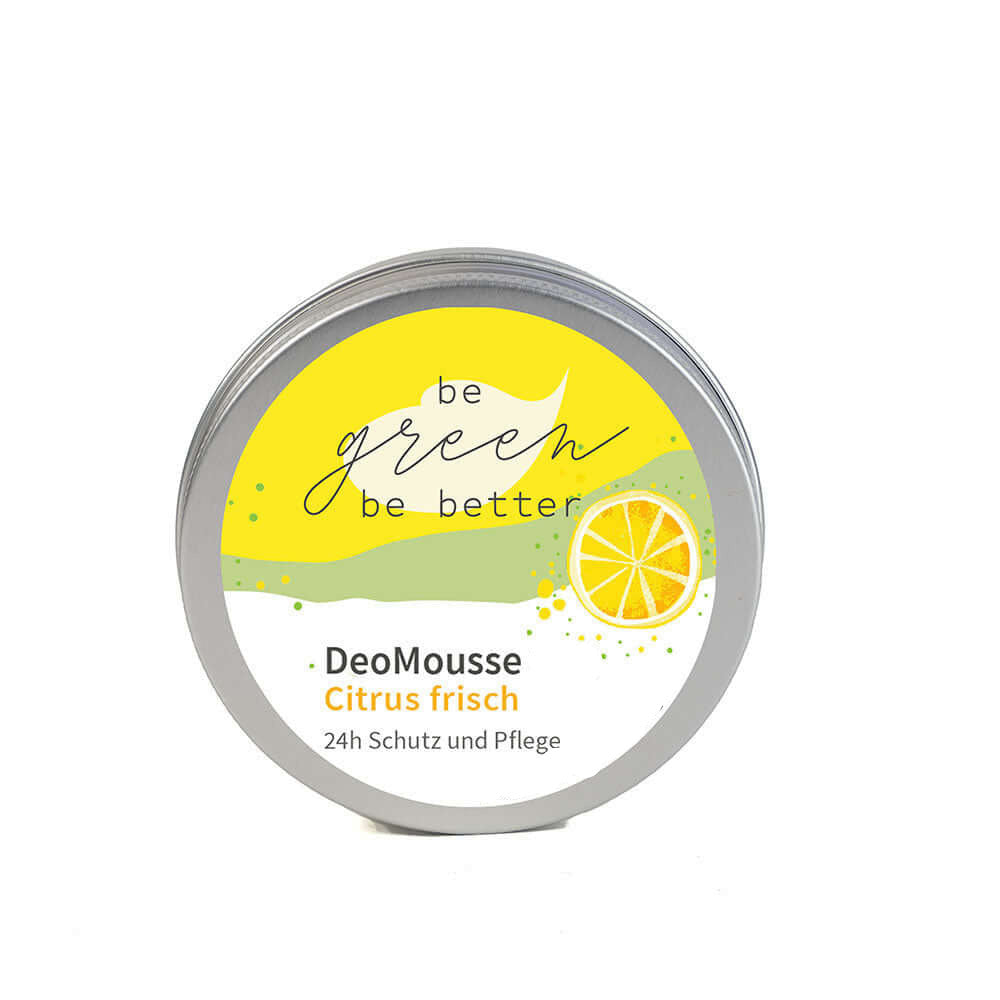 Naturkosmetik DeoMousse "Citrus frisch" in Blechdose