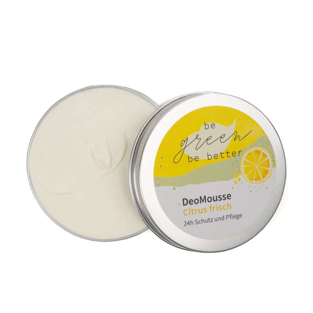 Naturkosmetik DeoMousse "Citrus frisch" in Blechdose