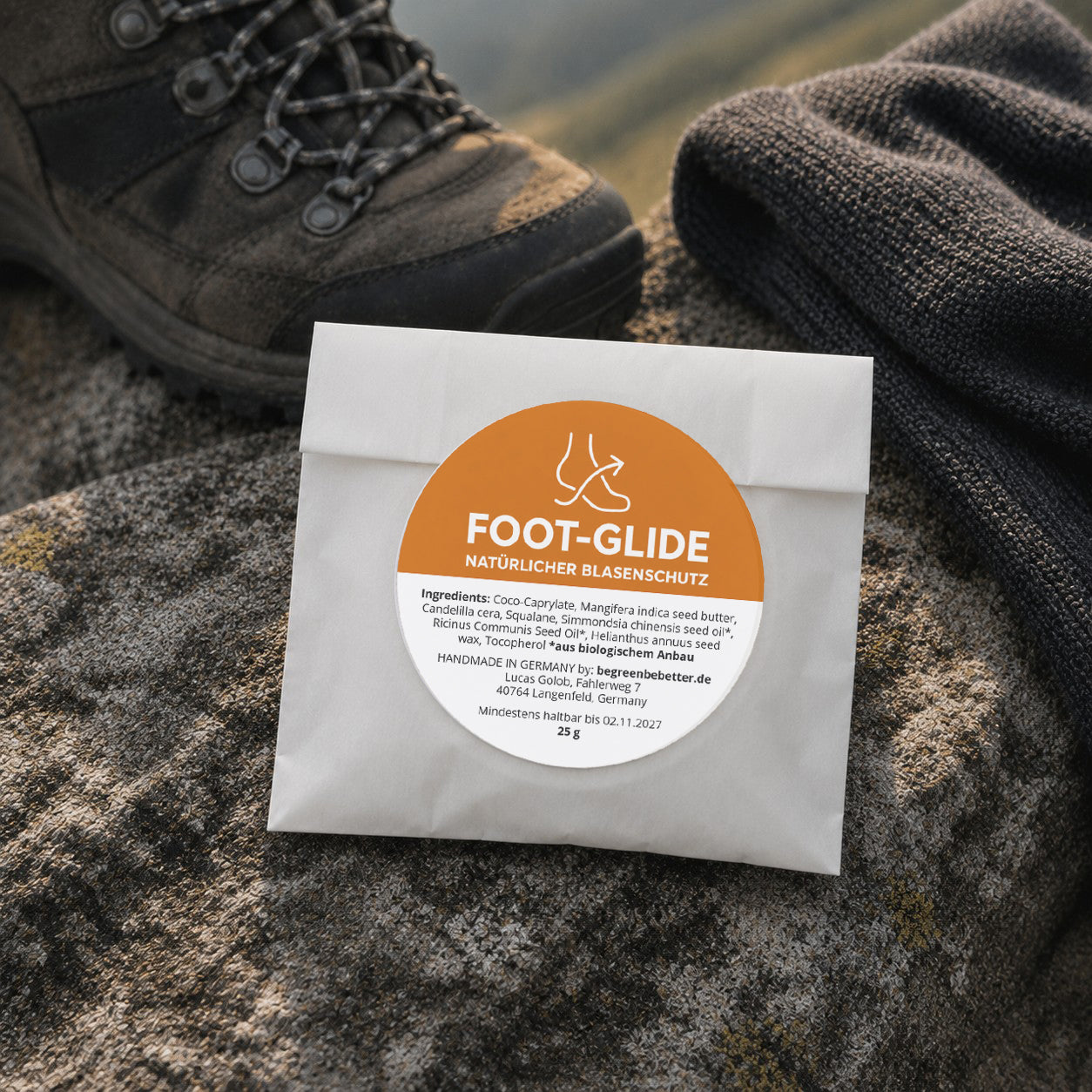 Foot Glide Refill – Schutz vor Blasen und Reibung für Wandern, Laufen und Outdoor-Abenteuer