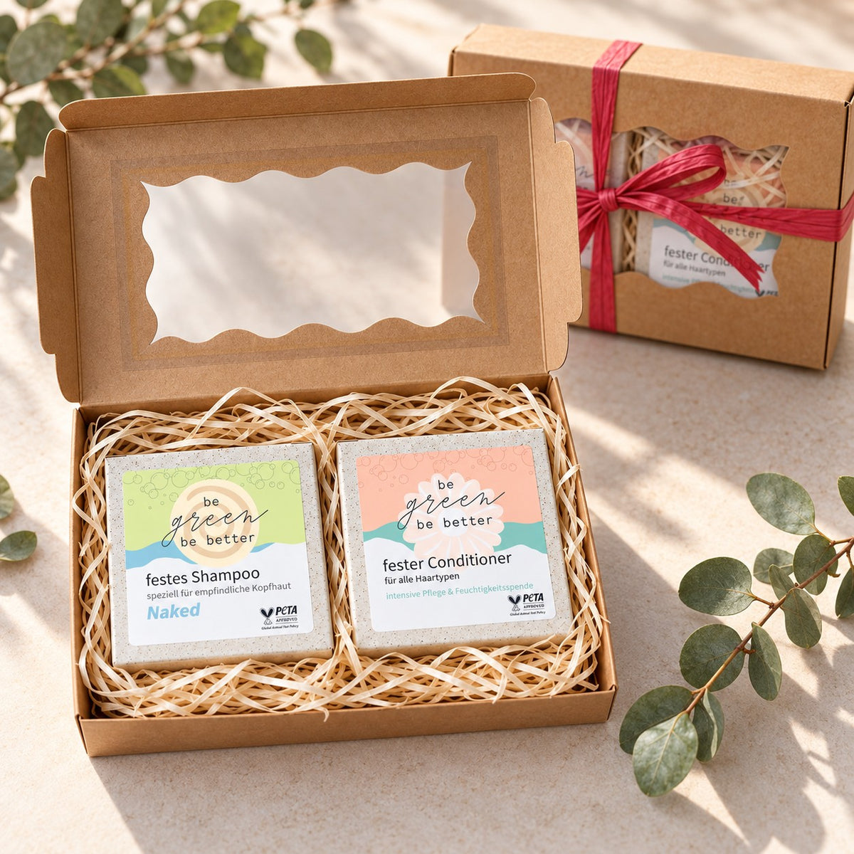 Geschenkset Shampoo und Conditioner milde Pflege