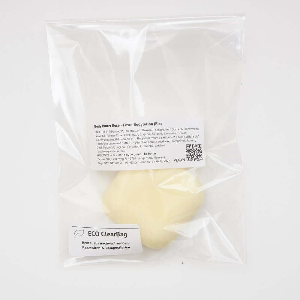Naturkosmetik BodyButter naked (Bio) in Nachfüllpackung aus Biokunststoff